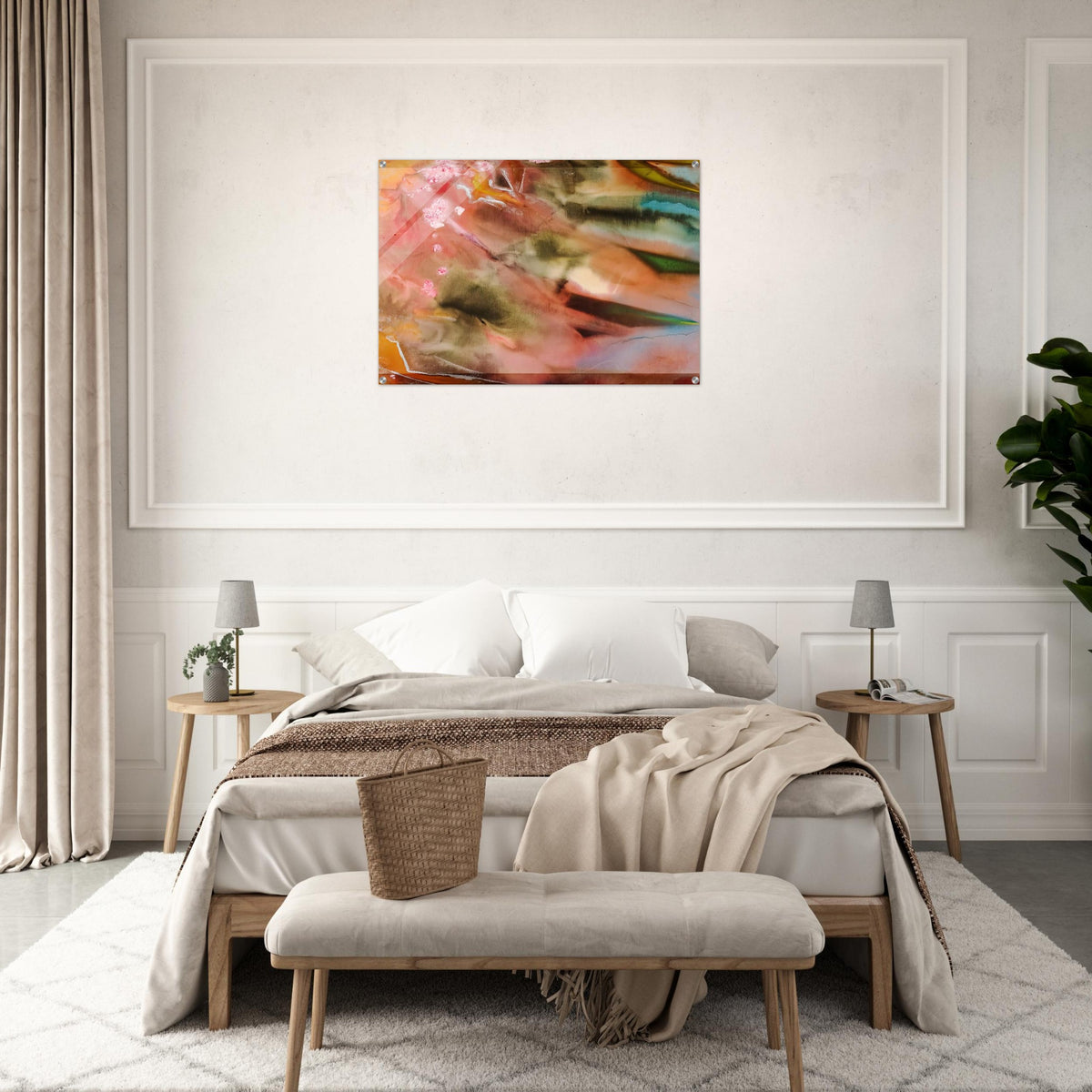 Loon - Sam Gilliam Acrylic Print - 70x100 cm / 28x40″ inches