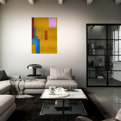 ABSTRACT PAINTING 1914 - Vanessa Bell Brushed Aluminum Print - 70x100 cm / 28x40 inches | Vanessa Bell Aluminum Print | Vanessa Bell Prints