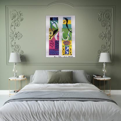 THE MARITIME WILDLIFE 1950 - Henri Matisse Brushed Aluminum Print - 70x100 cm / 28x40 inches | Henri Matisse Aluminum Print | Henri Matisse Prints