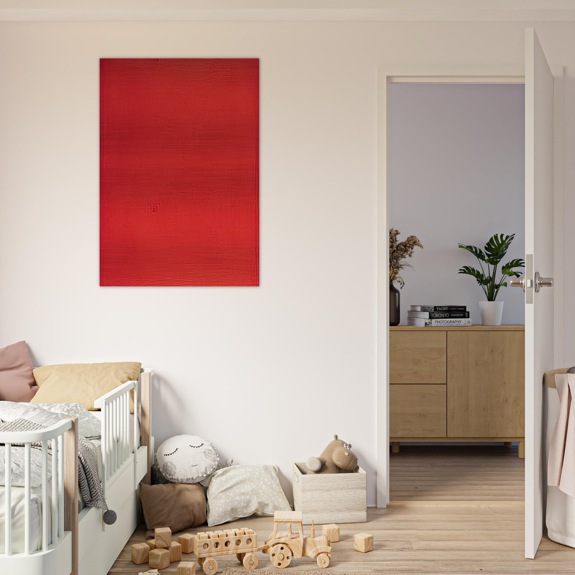 Spazio Luce - 1963 - Antonio Calderara Brushed Aluminum Print - 70x100 cm / 28x40 inches | Antonio Calderara Aluminum Print | Antonio Calderara Prints