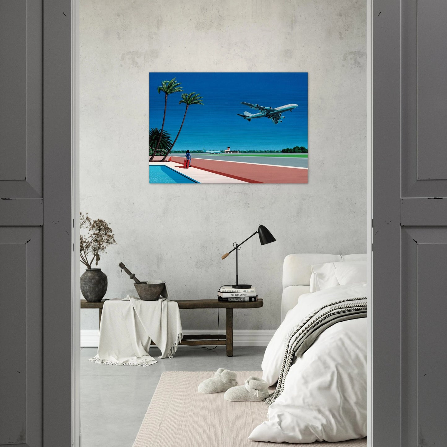 Finest B-R-E-E-Z-E Takeoff - Hiroshi Nagai Brushed Aluminum Print - 70x100 cm / 28x40 inches | Hiroshi Nagai Aluminum Print | Hiroshi Nagai Prints