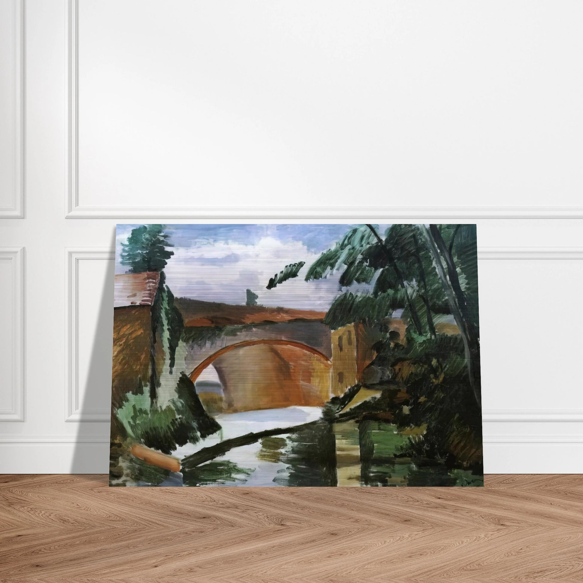 THE RIVER 1912 - Andre Derain Brushed Aluminum Print - 70x100 cm / 28x40 inches | Andre Derain Aluminum Print | Andre Derain Prints