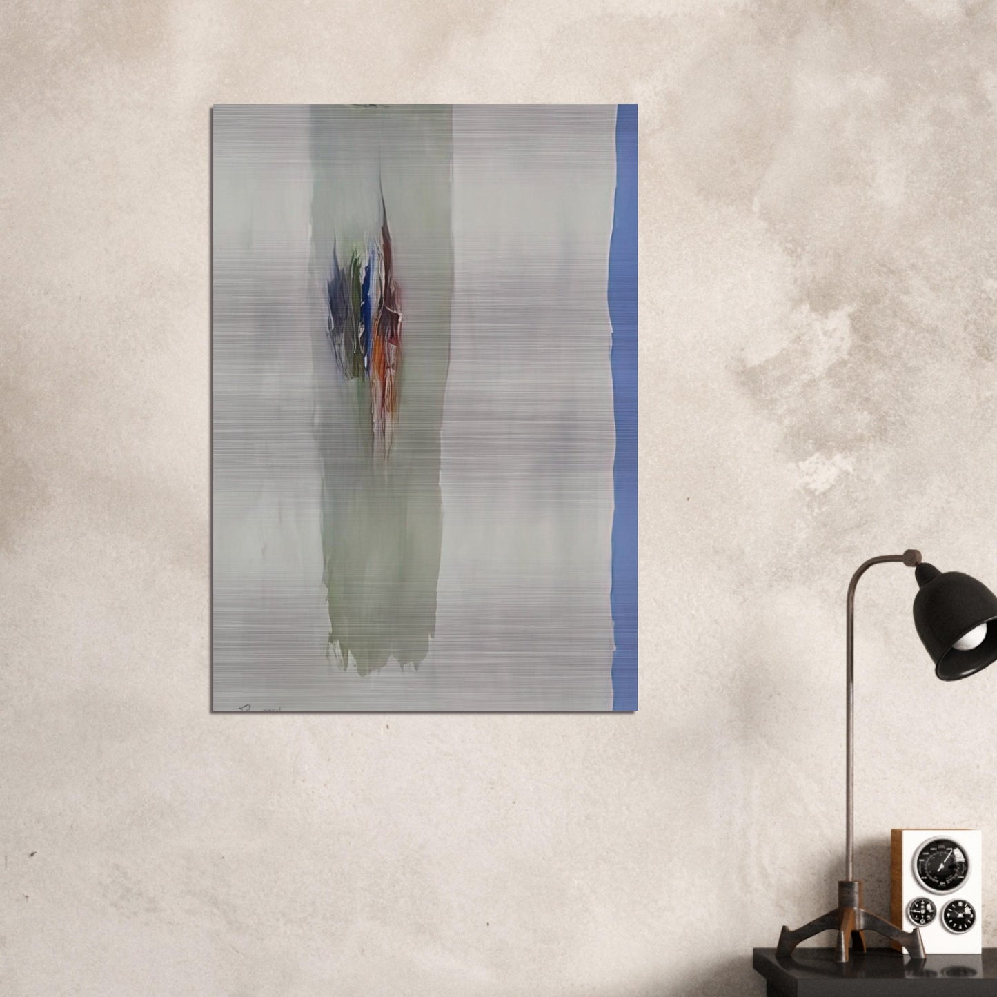 Sentinell III A - 1965 - Theodoros Stamos Brushed Aluminum Print - 70x100 cm / 28x40 inches | Theodoros Stamos Aluminum Print | Theodoros Stamos Prints