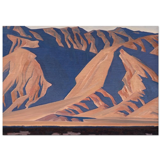 Maynard Dixon - INYO MOUNTAINS 1944 Wall art - 13x18 cm / 5x7 inches - Fine Art Poster-canvas - -