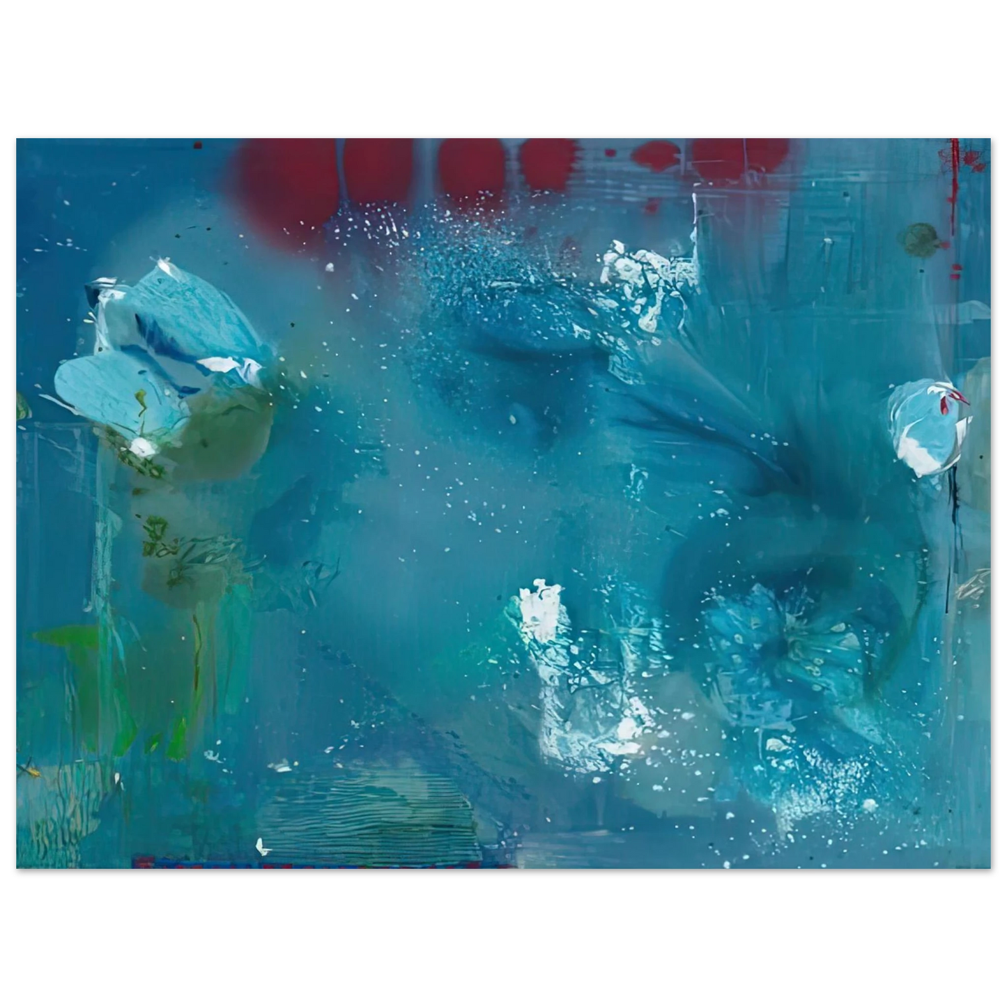 Helen Frankenthaler - Stella Polaris, 1990- Wall Art - 21x29.7 cm / 8x12" - Fine Art Poster-canvas - -