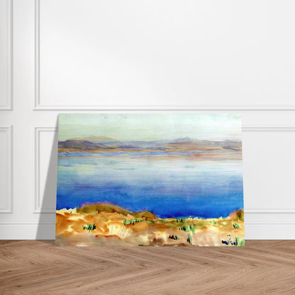 The Lake of Tiberias - John Singer Sargent Brushed Aluminum Print - 70x100 cm / 28x40 inches | John Singer Sargent Aluminum Print | John Singer Sargent Prints