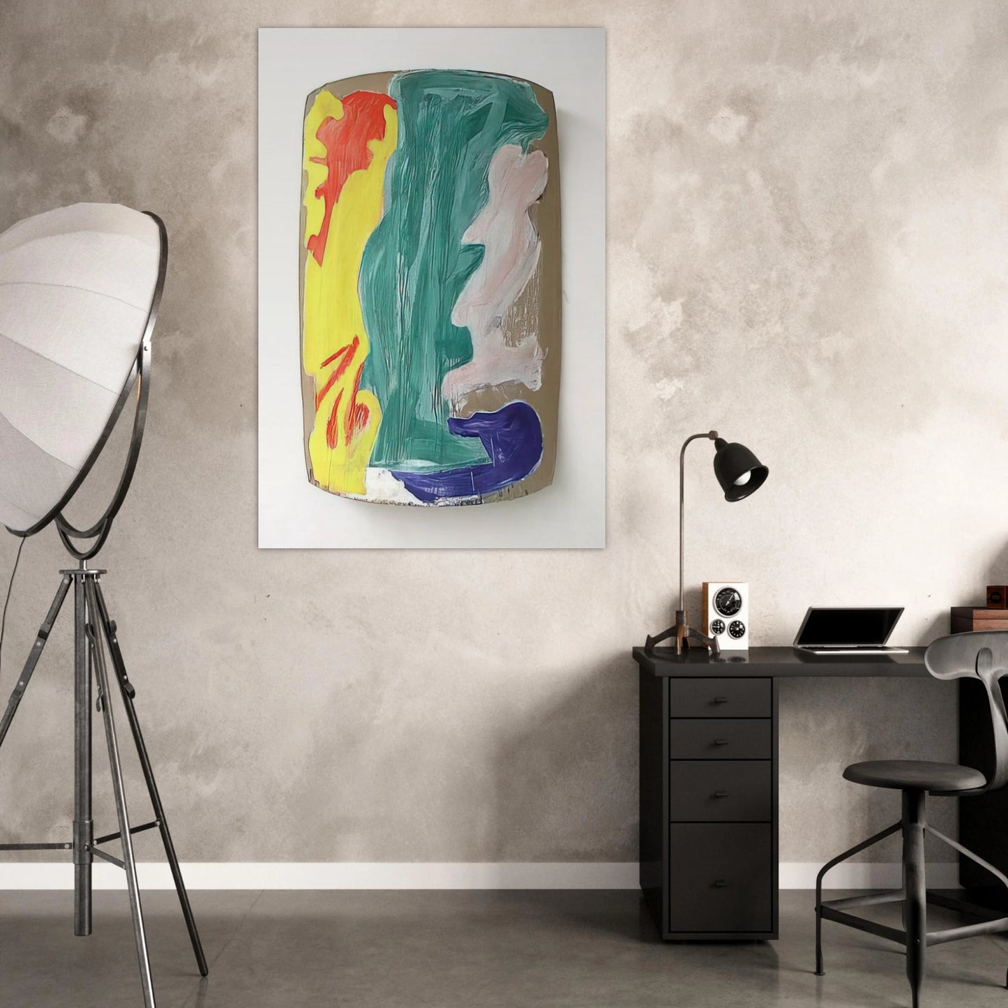 Baton - 1986 - Ron Gorchov Art Prints - 100x150 cm / 40x60″ inches | Ron Gorchov Poster | Ron Gorchov Prints