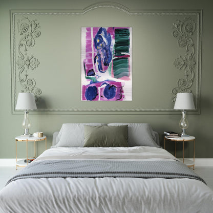 Variations I on Clark's Cove - Grace Hartigan Brushed Aluminum Print - 70x100 cm / 28x40 inches | Grace Hartigan Aluminum Print | Grace Hartigan Prints