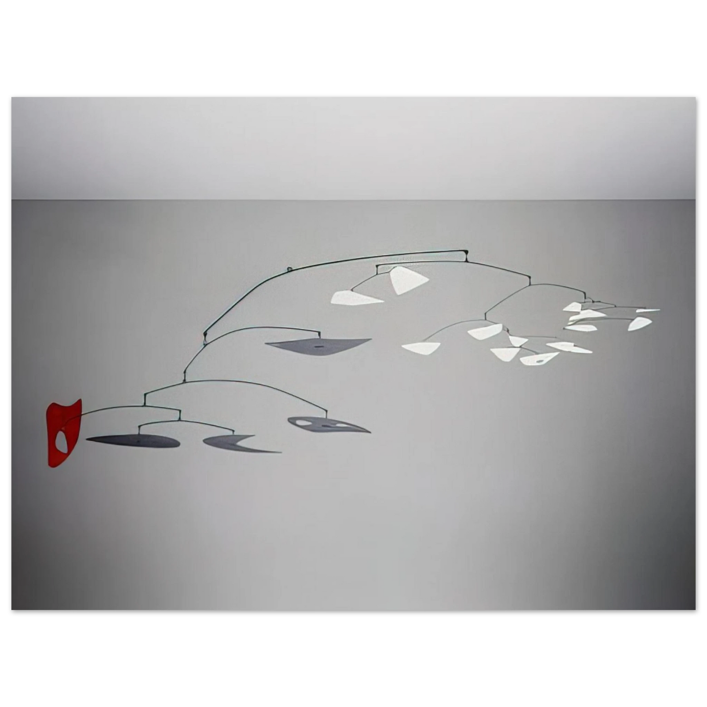Alexander Calder - 1 RED 4 BLACK PLUS X WHITE 1947 Fine Art Poster