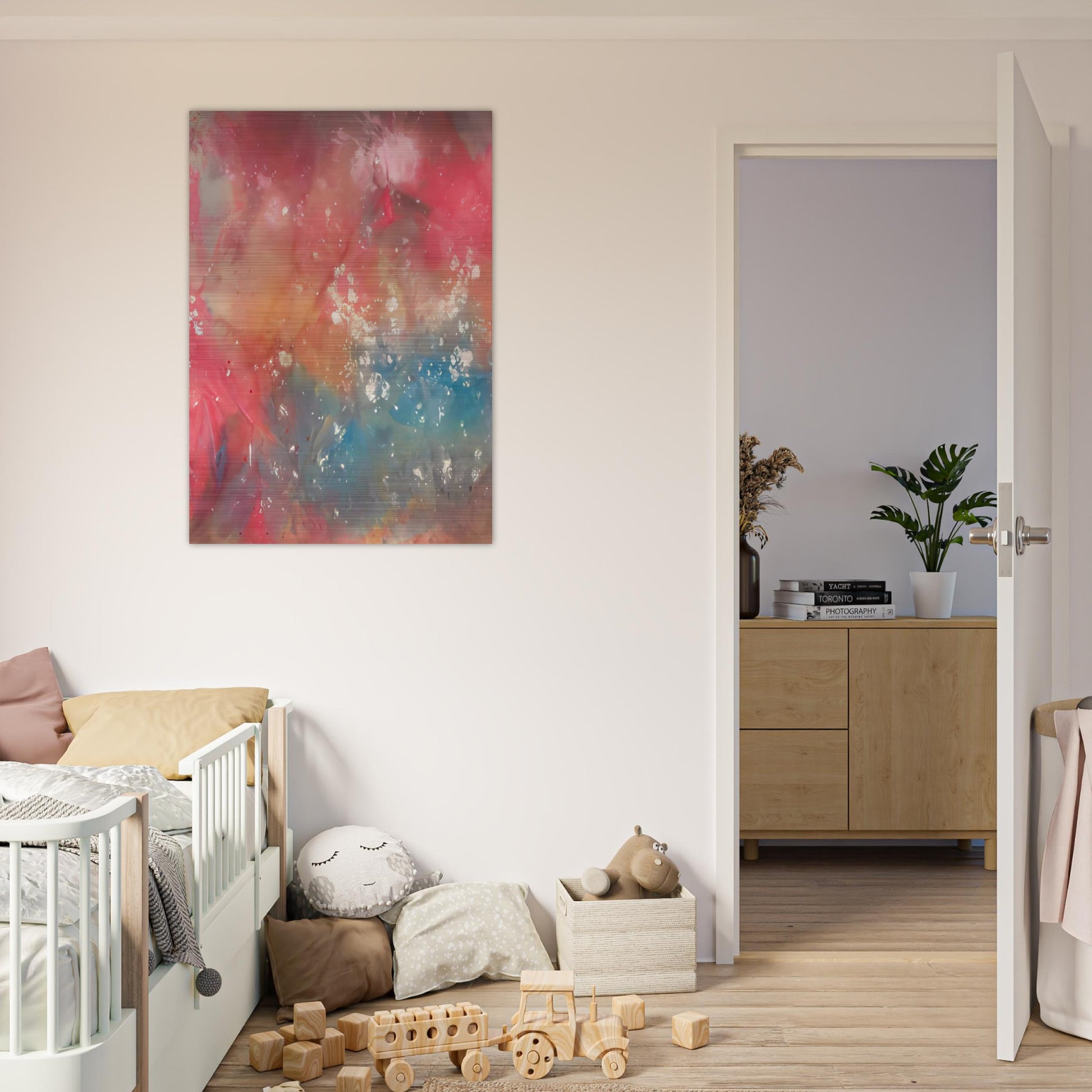 Untitled - Sam Gilliam Brushed Aluminum Print - 70x100 cm / 28x40 inches | Sam Gilliam Aluminum Print | Sam Gilliam Prints
