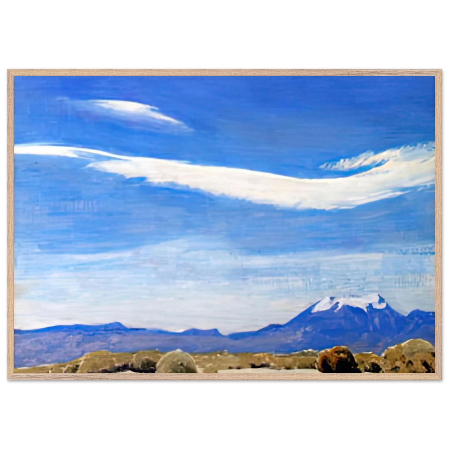Maynard Dixon - THE CLOUD COACHELLA VALLEY CALIFORNIA 1940 Wall art - 15x20 cm / 6x8 inches - Fine Art Poster-canvas - -