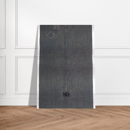 NO 1969 - Jasper Johns Brushed Aluminum Print - 70x100 cm / 28x40 inches | Jasper Johns Aluminum Print | Jasper Johns Prints