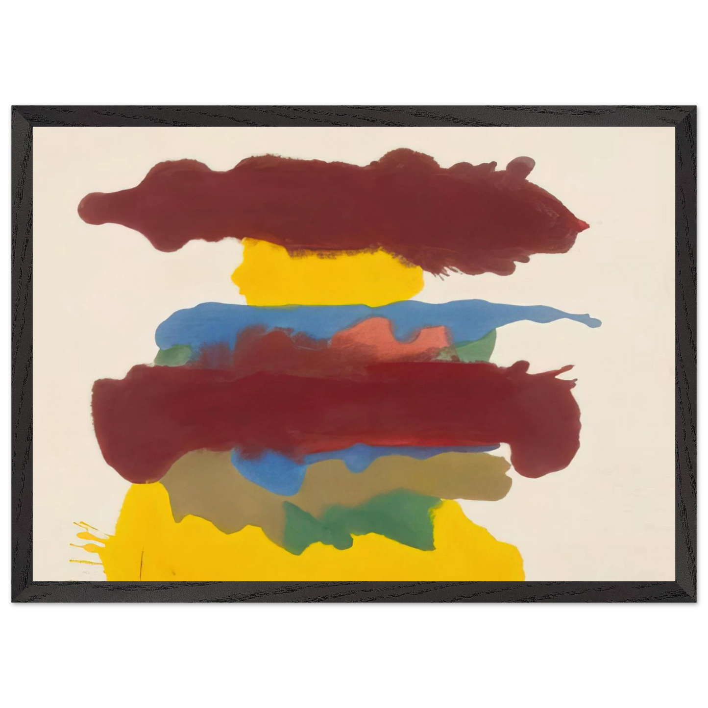 Helen Frankenthaler - Weather Change - 1963 Wall art - 70x100 cm / 28x40 inches - Fine Art Poster-canvas - -