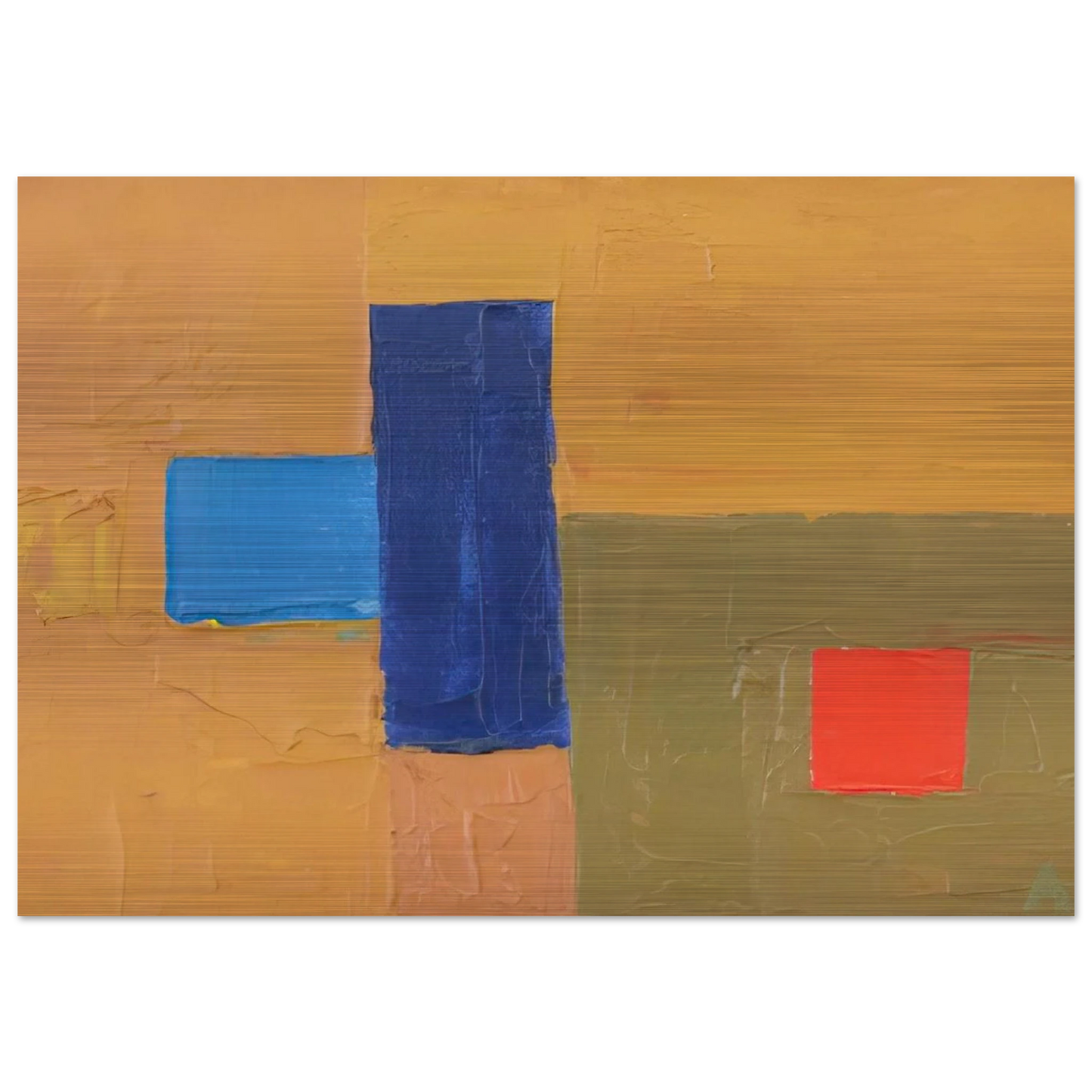 Untitled - 2000 - Etel Adnan Brushed Aluminum Print - 70x100 cm / 28x40 inches | Etel Adnan Aluminum Print | Etel Adnan Prints