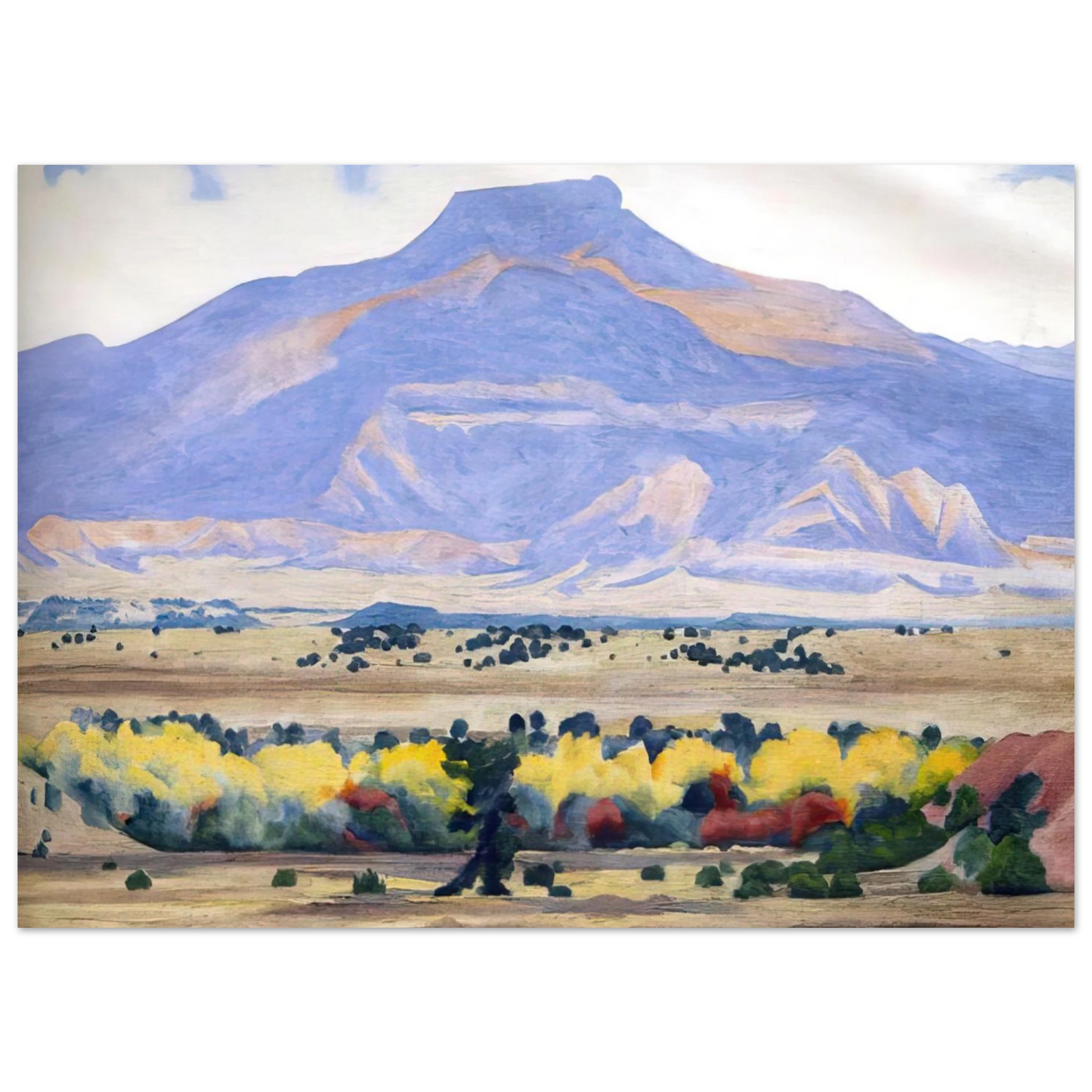 Georgia O'Keeffe - Pedernal Fine Art Poster