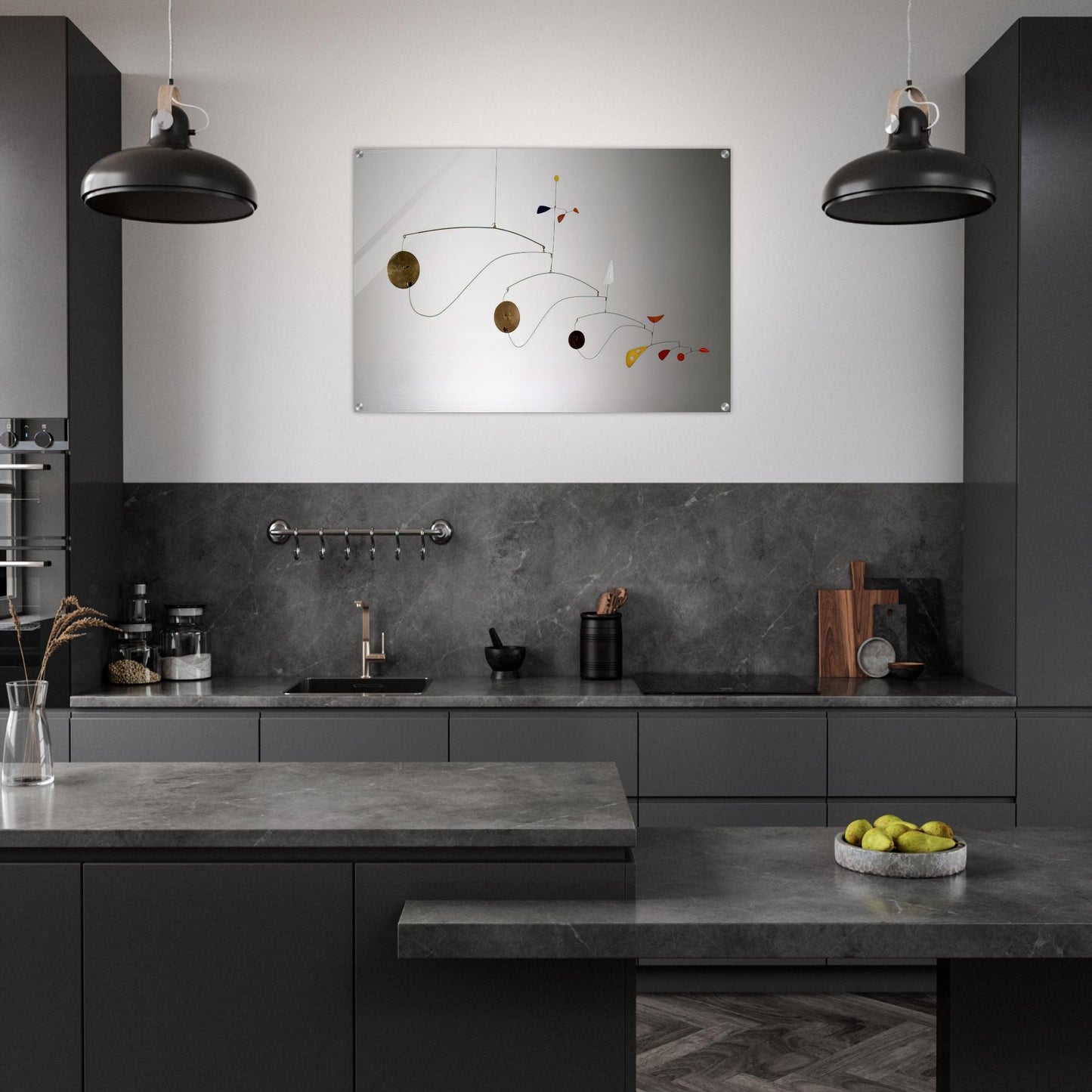 TRIPLE GONG 1948 - Alexander Calder Acrylic Print - 70x100 cm / 28x40″ inches | Alexander Calder Wall Art | Alexander Calder Prints