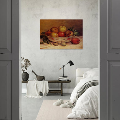 Still Life with Pomegranates - Pierre-Auguste Renoir Brushed Aluminum Print - 70x100 cm / 28x40 inches | Pierre-Auguste Renoir Aluminum Print | Pierre-Auguste Renoir Prints