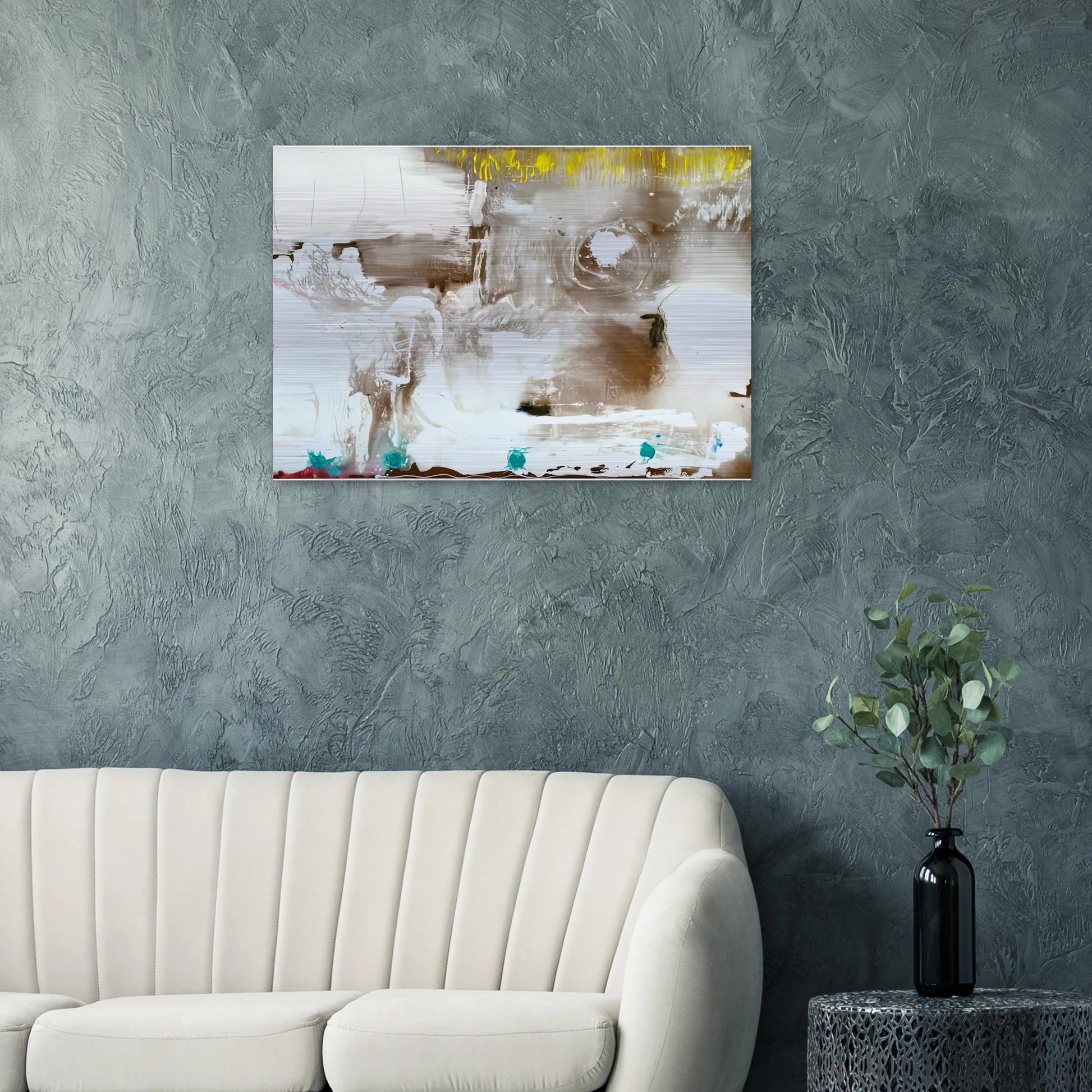 Arctic Thaw, 1990- - Helen Frankenthaler Brushed Aluminum Print - 70x100 cm / 28x40 inches | Helen Frankenthaler Aluminum Print | Helen Frankenthaler Prints