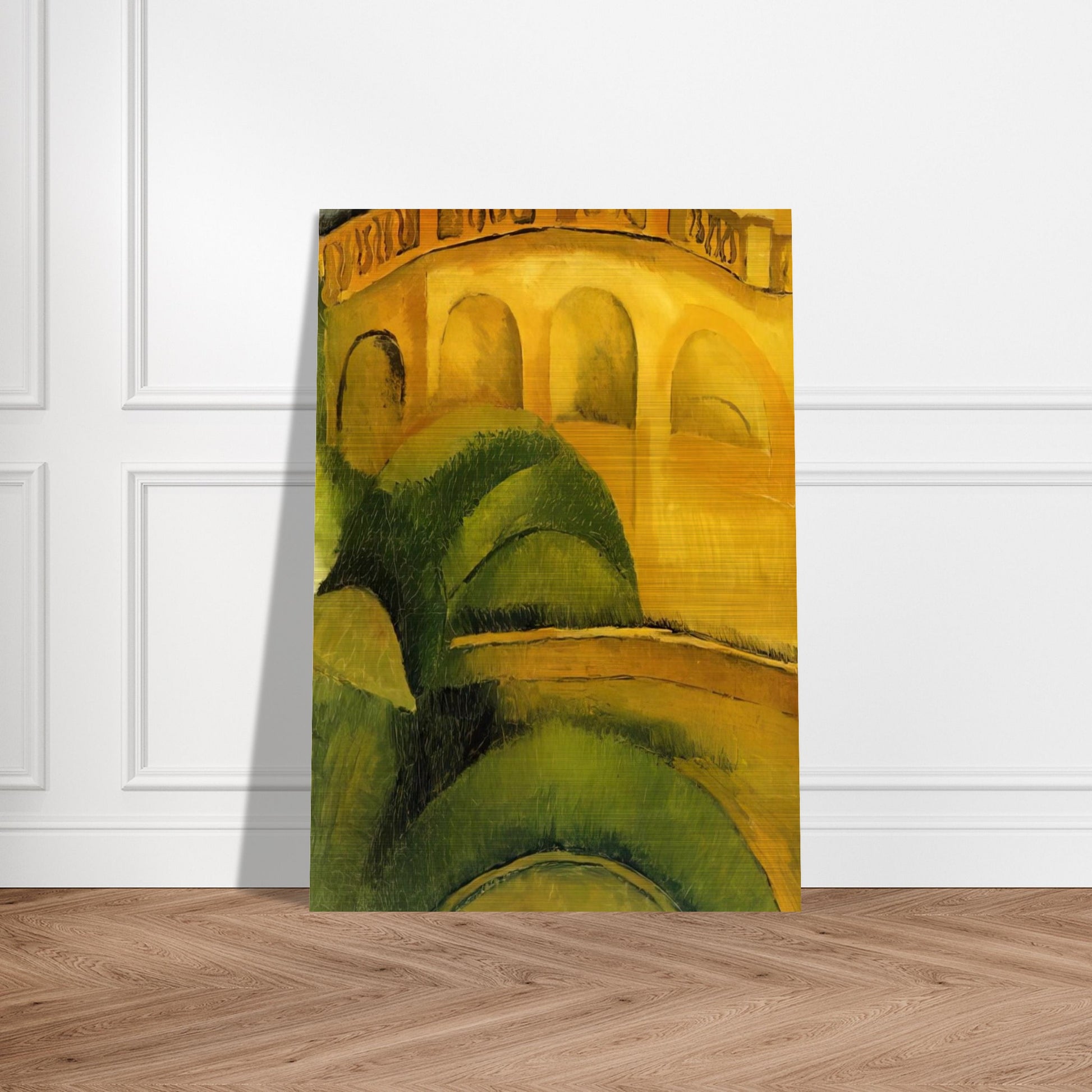 ARCADES AT L ESTAQUE 1908 - Raoul Dufy Brushed Aluminum Print - 70x100 cm / 28x40 inches | Raoul Dufy Aluminum Print | Raoul Dufy Prints