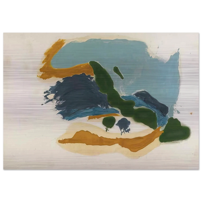 Tuscany - 1963 - Helen Frankenthaler Brushed Aluminum Print - 70x100 cm / 28x40 inches | Helen Frankenthaler Aluminum Print | Helen Frankenthaler Prints