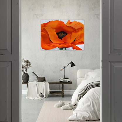 Red Poppy - Georgia O'Keeffe Brushed Aluminum Print - 70x100 cm / 28x40 inches | Georgia O'Keeffe Aluminum Print | Georgia O'Keeffe Prints