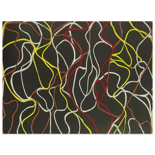 Brice Marden - Beyond Eagles Mere 2 - 2001  75x100 cm / 30x40inches Fine Art Poster