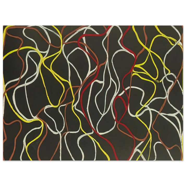 Brice Marden - Beyond Eagles Mere 2 - 2001  75x100 cm / 30x40inches Fine Art Poster