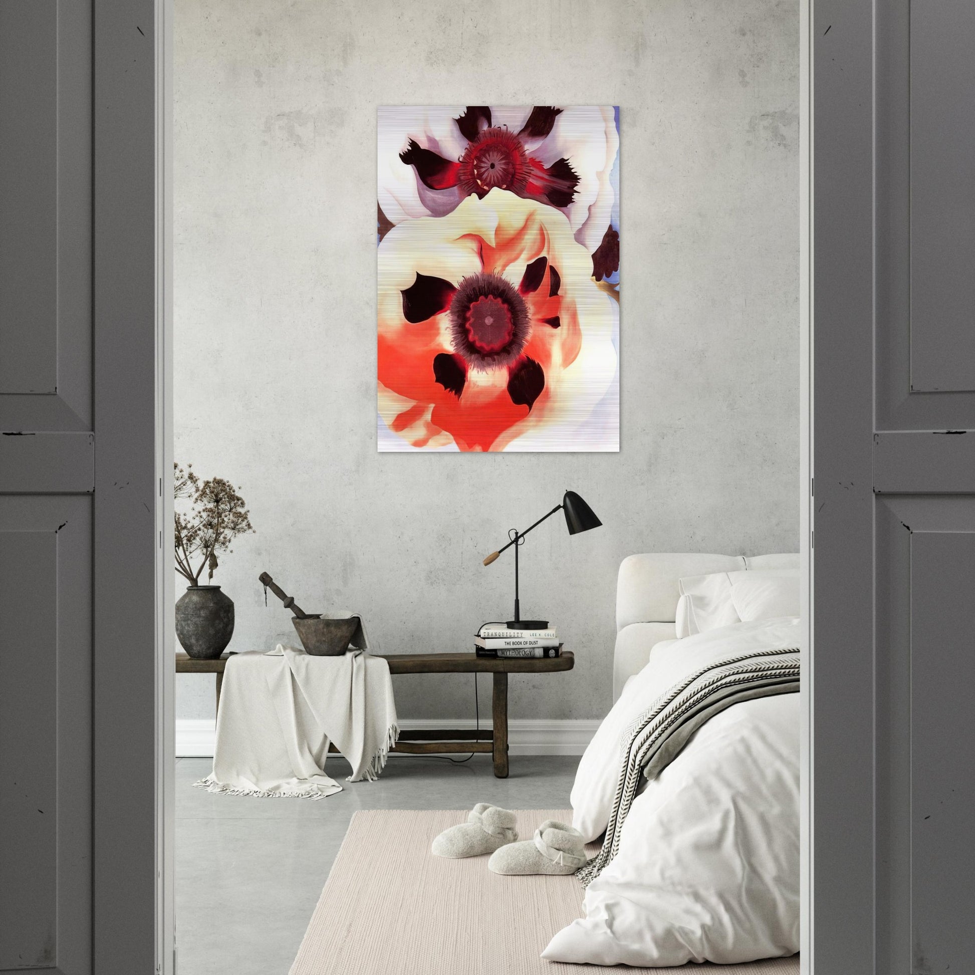 Poppies - Georgia O'Keeffe Brushed Aluminum Print - 70x100 cm / 28x40 inches | Georgia O'Keeffe Aluminum Print | Georgia O'Keeffe Prints