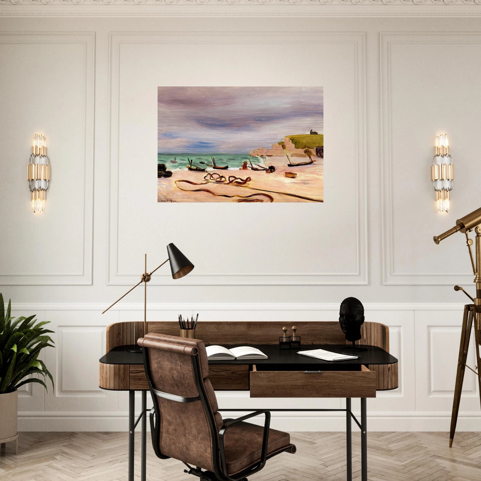 ROPES ON THE BEACH AT ETRETAT 1920 - Henri Matisse Brushed Aluminum Print - 70x100 cm / 28x40 inches | Henri Matisse Aluminum Print | Henri Matisse Prints