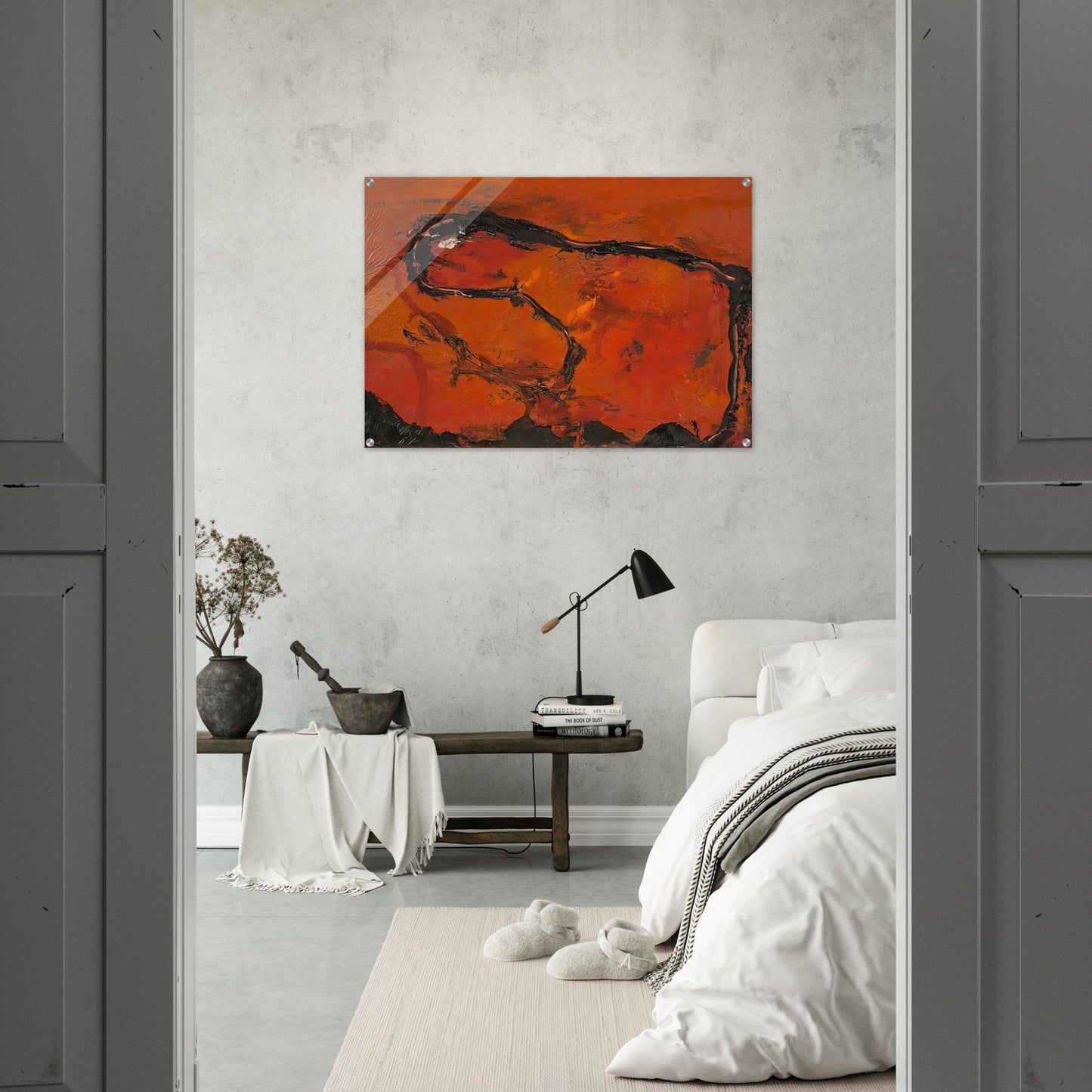 Pega - 1964 - Emil Schumacher Acrylic Print - 70x100 cm / 28x40″ inches