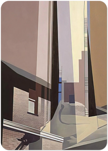 New England Irrelevancies - 1953 By Charles Sheeler Pack of 10 Post Cards | Charles Sheeler Post Cards | A6 (10.5 x 14.8 cm) - 4.1 x 5.8 inches