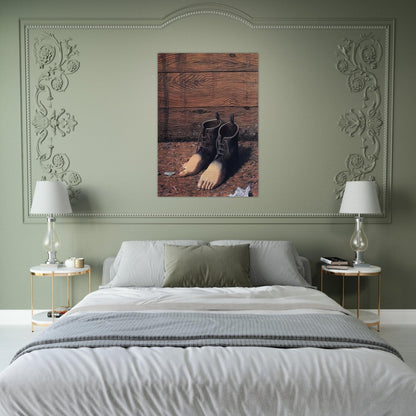 THE RED MODEL 1935 - Rene Magritte Brushed Aluminum Print - 70x100 cm / 28x40 inches | Rene Magritte Aluminum Print | Rene Magritte Prints