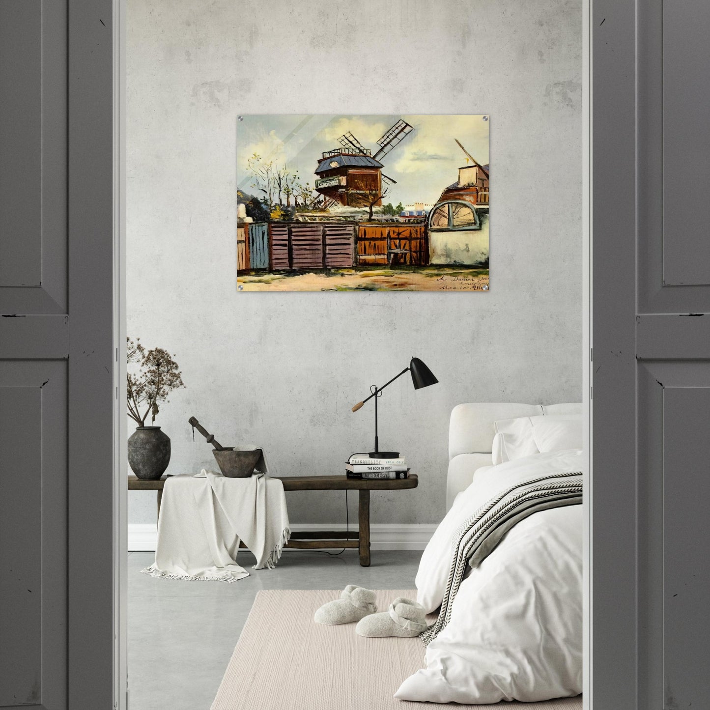 MOULIN DE LA GALETTE 6 - Maurice Utrillo Acrylic Print - 70x100 cm / 28x40″ inches