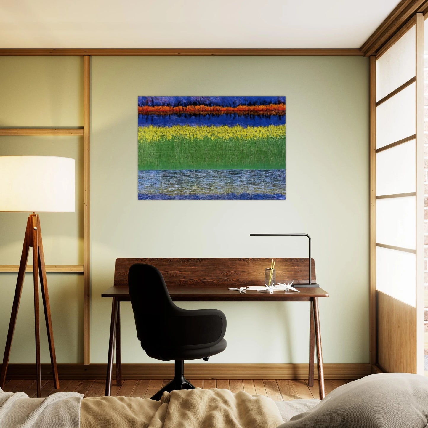 Sea of Grass - 1982 - Jimmy Ernst Brushed Aluminum Print - 70x100 cm / 28x40 inches | Jimmy Ernst Aluminum Print | Jimmy Ernst Prints