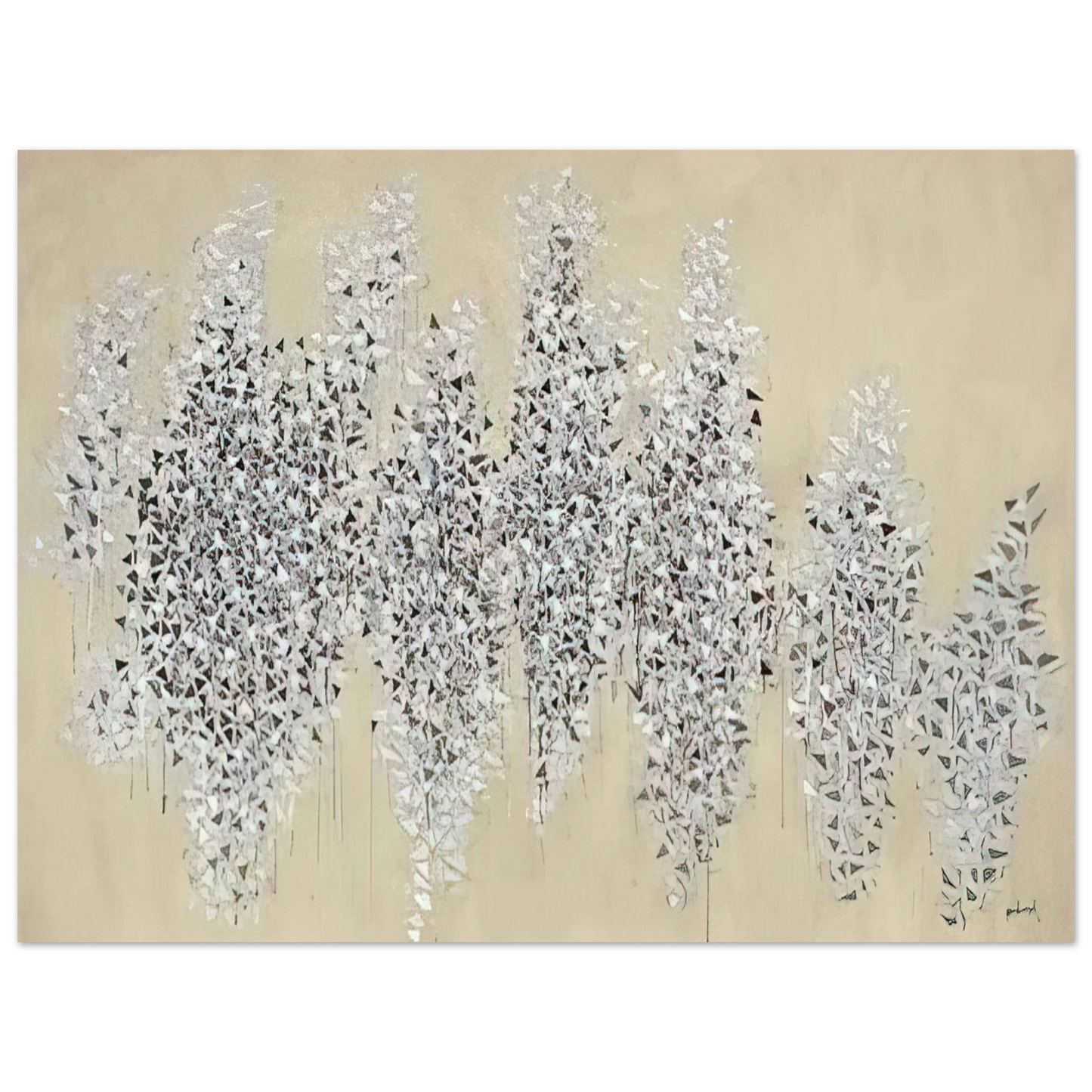 Robert Goodnough - Growth and Development - 1984  75x100 cm / 30x40inches Fine Art Poster