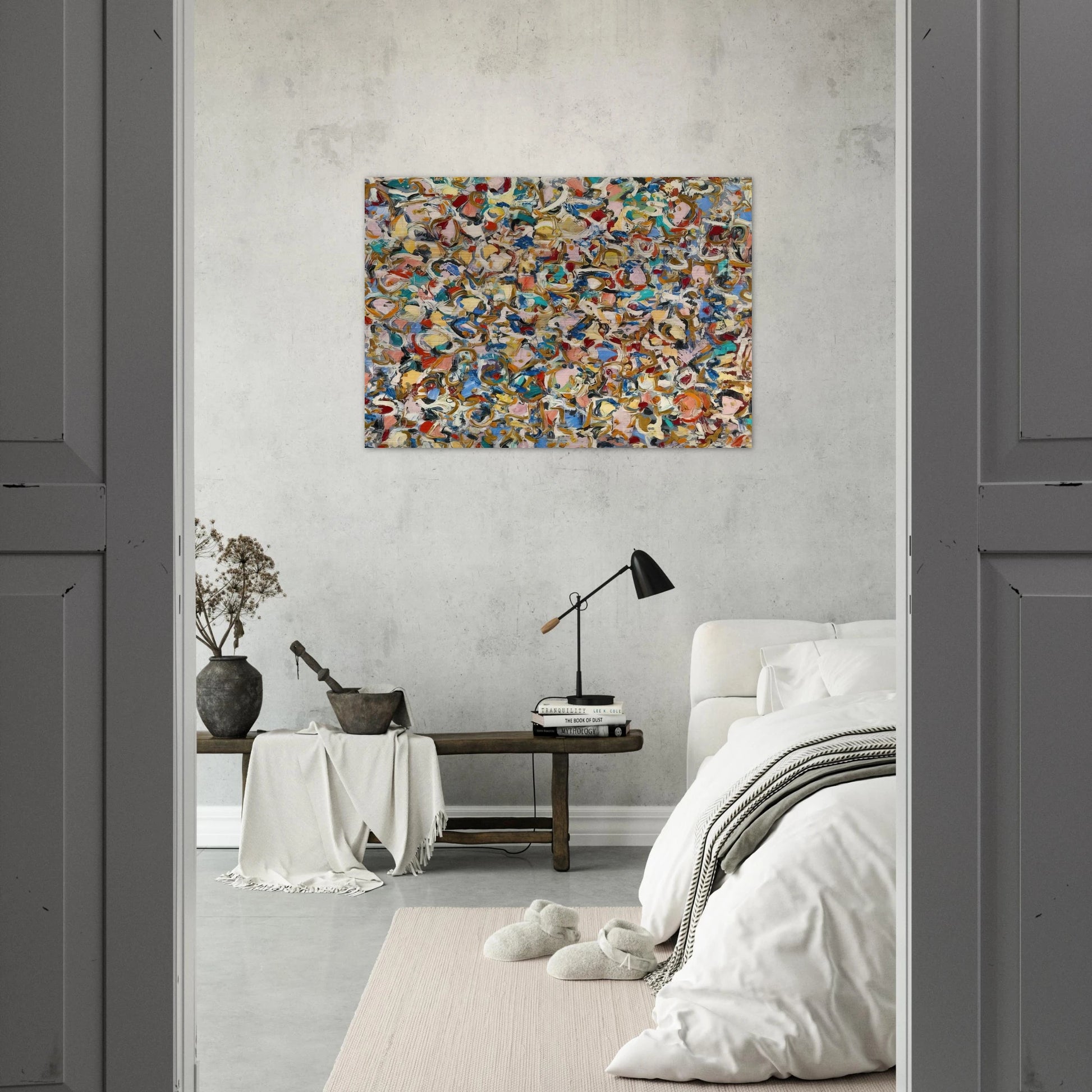 Noon - Lee Krasner Brushed Aluminum Print - 70x100 cm / 28x40 inches | Lee Krasner Aluminum Print | Lee Krasner Prints