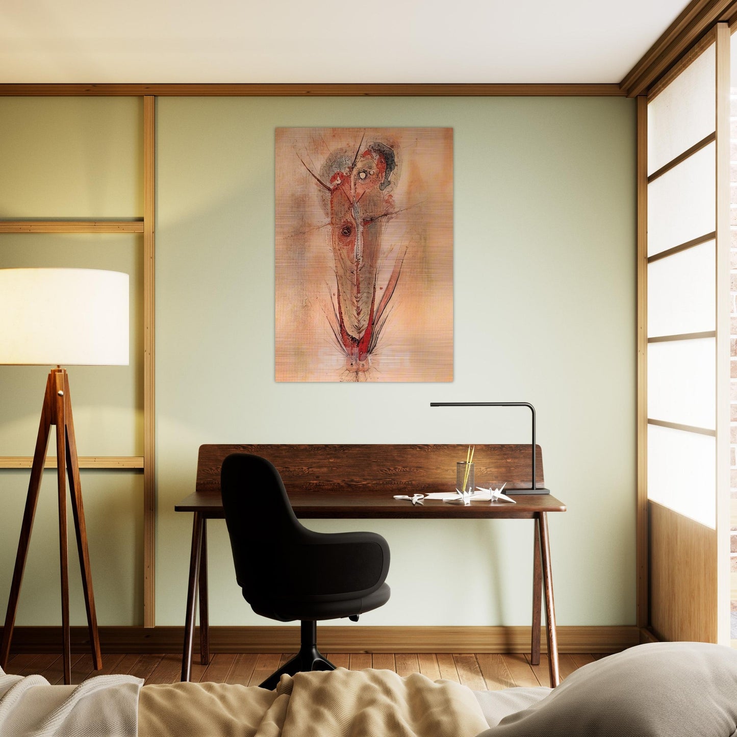 Don Juan - 1944 - Wols Brushed Aluminum Print - 70x100 cm / 28x40 inches | Wols Aluminum Print | Wols Prints