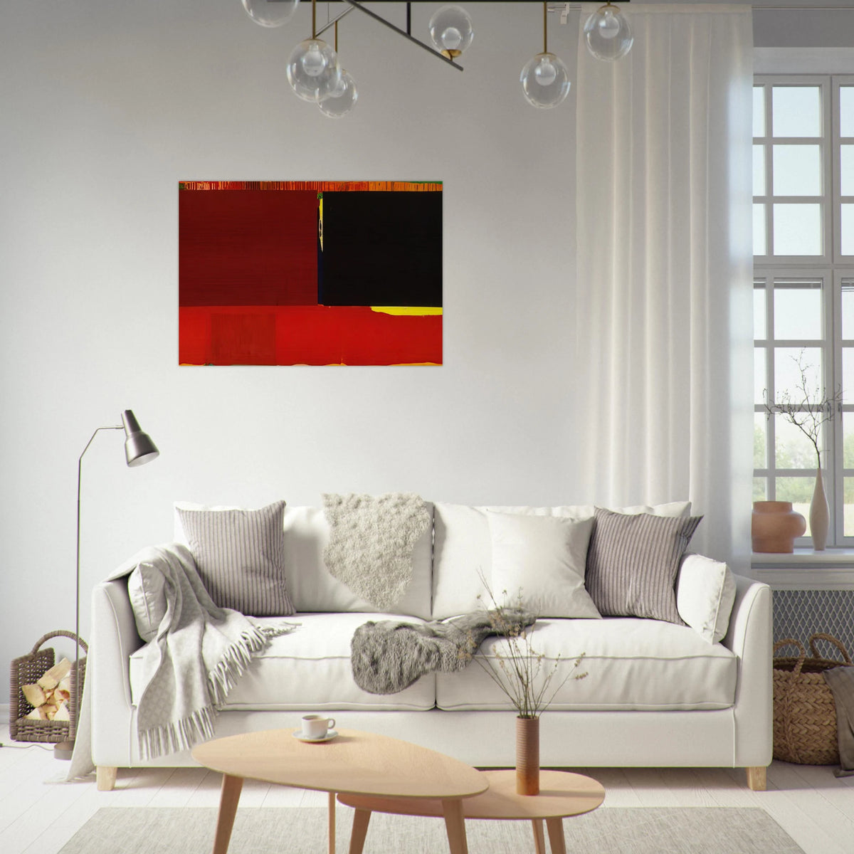 29. 03. 60 - 1960 - John Hoyland Brushed Aluminum Print - 70x100 cm / 28x40 inches | John Hoyland Aluminum Print | John Hoyland Prints