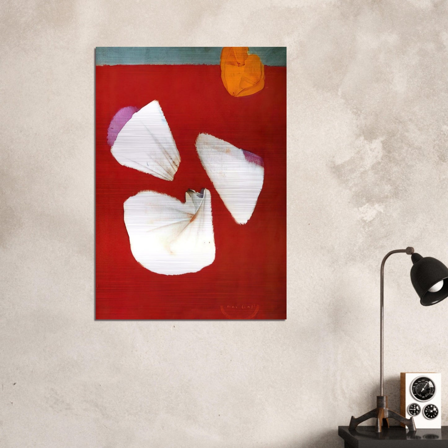 Shells and Flowers - Max Ernst Brushed Aluminum Print - 70x100 cm / 28x40 inches | Max Ernst Aluminum Print | Max Ernst Prints