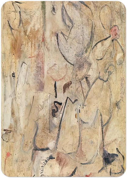 Beach, 1950- By Helen Frankenthaler Pack of 10 Post Cards | Helen Frankenthaler Post Cards | A6 (10.5 x 14.8 cm) - 4.1 x 5.8 inches
