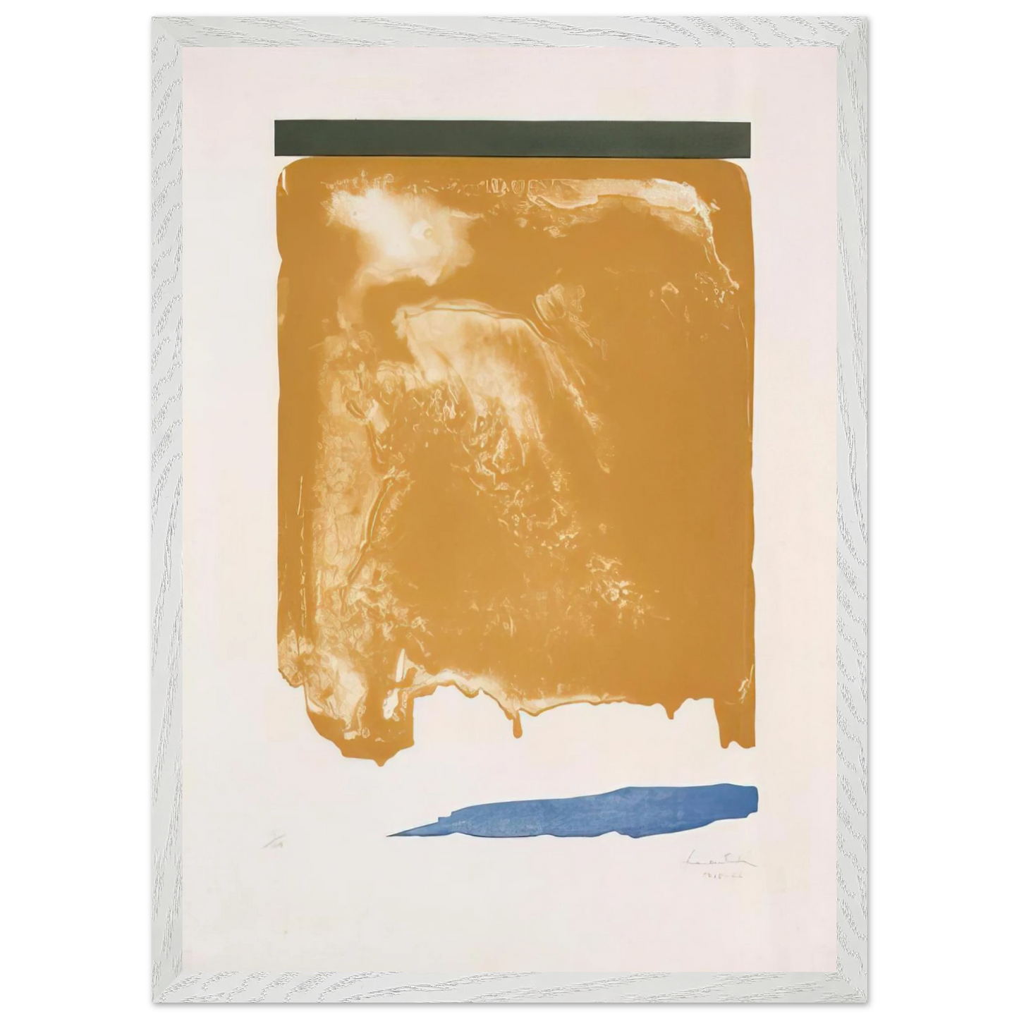 Helen Frankenthaler - Persian Garden - 1966 Wall art - 27x35 cm / 11x14 inches - Fine Art Poster-canvas - -