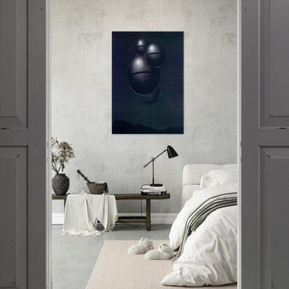 THE VOICE OF SPACE 1928 1 - Rene Magritte Brushed Aluminum Print - 70x100 cm / 28x40 inches | Rene Magritte Aluminum Print | Rene Magritte Prints
