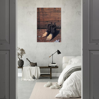 THE RED MODEL 1935 - Rene Magritte Brushed Aluminum Print - 70x100 cm / 28x40 inches | Rene Magritte Aluminum Print | Rene Magritte Prints