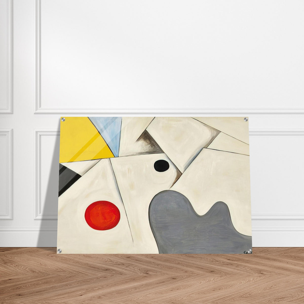 WHITE FIELDS 1955 - Alexander Calder Acrylic Print - 70x100 cm / 28x40″ inches | Alexander Calder Wall Art | Alexander Calder Prints