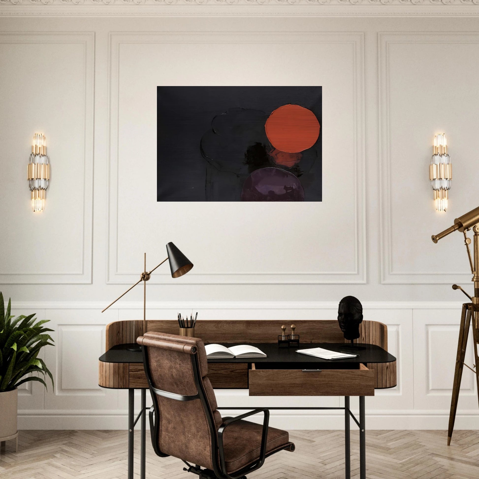 PAINTING 847 - Luis Feito Brushed Aluminum Print - 70x100 cm / 28x40 inches | Luis Feito Aluminum Print | Luis Feito Prints