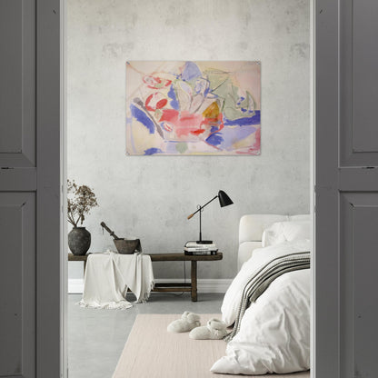 Mountains and Sea - 1952 - Helen Frankenthaler Acrylic Print - 70x100 cm / 28x40″ inches