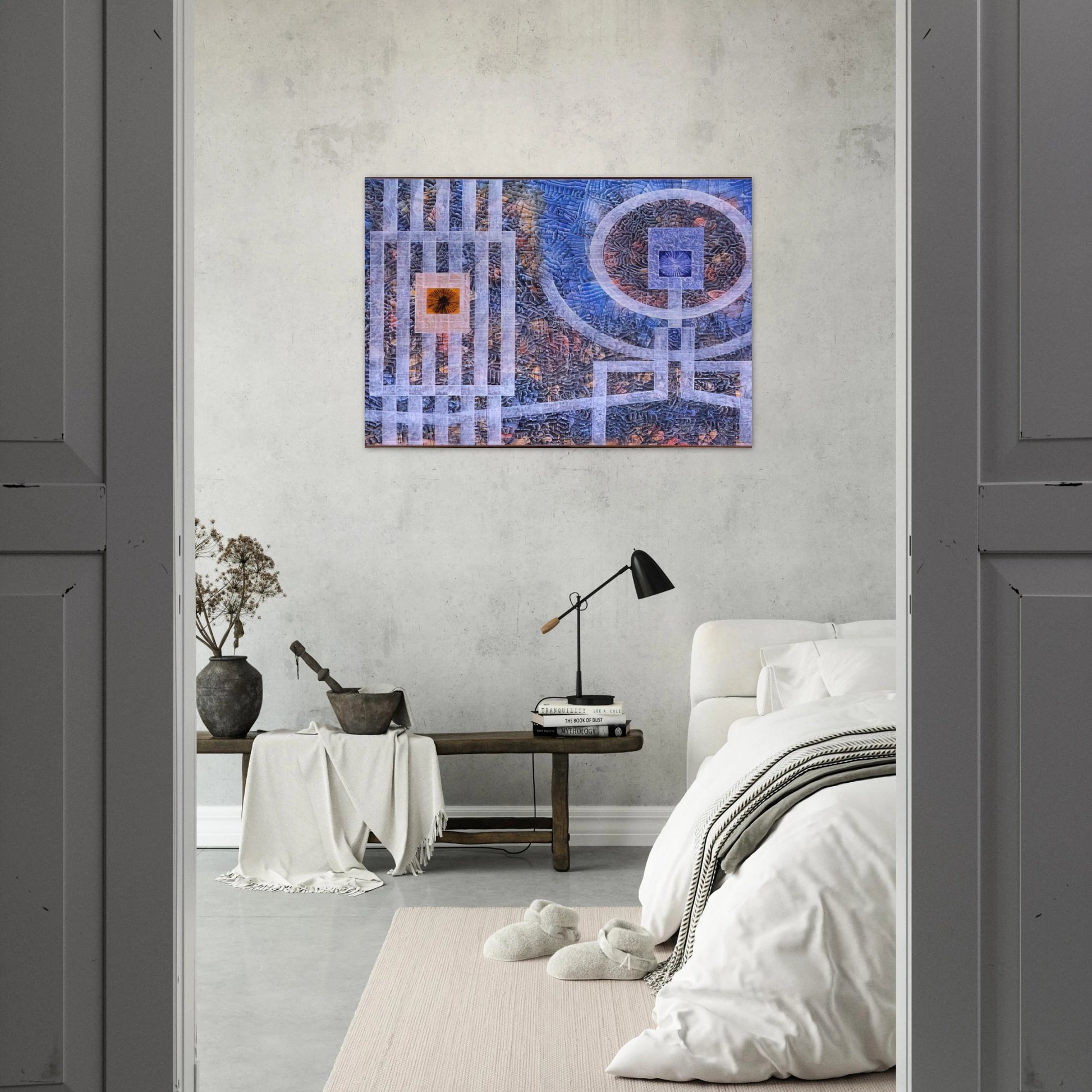 Exile - 1974 - Jimmy Ernst Brushed Aluminum Print - 70x100 cm / 28x40 inches | Jimmy Ernst Aluminum Print | Jimmy Ernst Prints