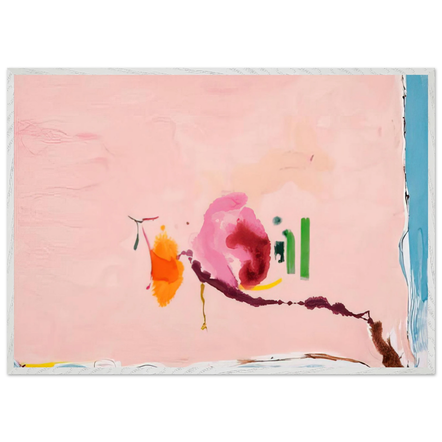 Helen Frankenthaler - Flirt - 1995 Wall art - 60x80 cm / 24x32 inches - Fine Art Poster - -