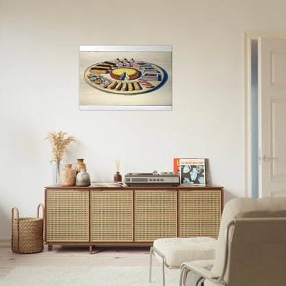 French Pastries - 1963 - Wayne Thiebaud Brushed Aluminum Print - 70x100 cm / 28x40 inches | Wayne Thiebaud Aluminum Print | Wayne Thiebaud Prints