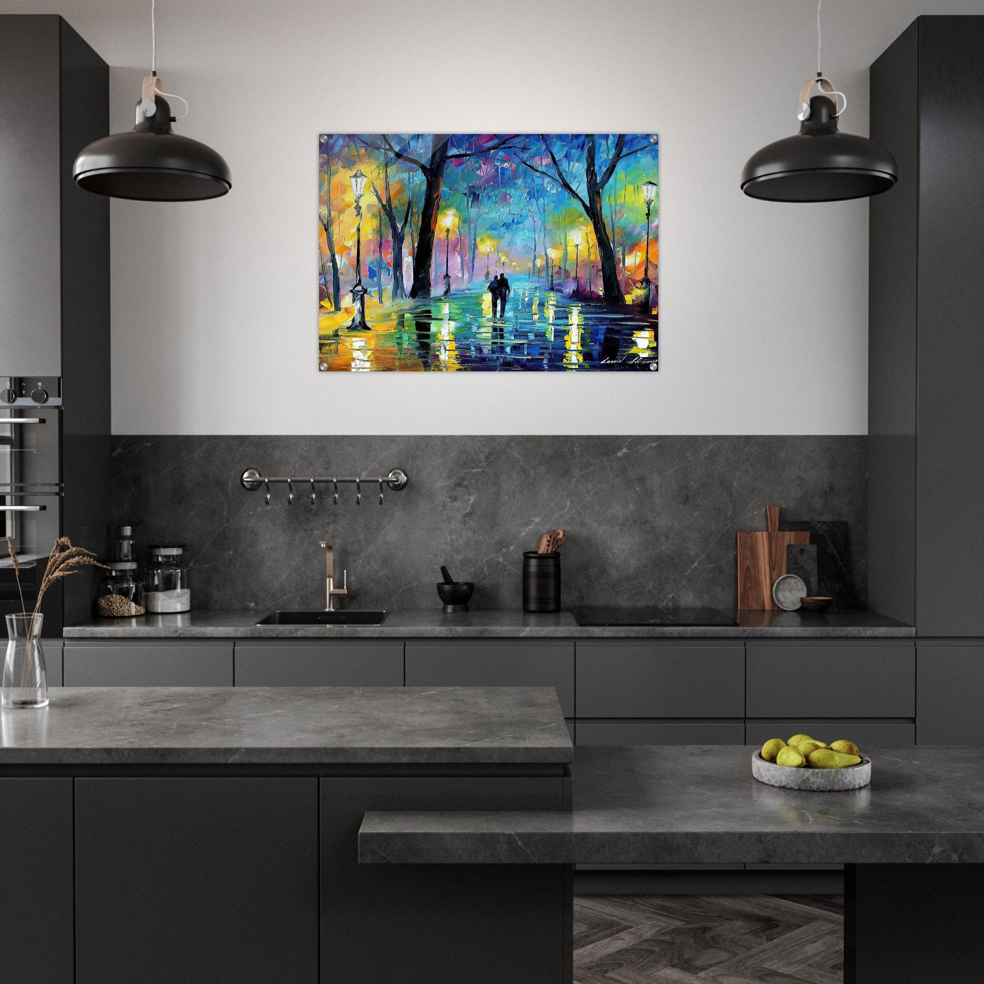 Leonid Afremov - Leonid Afremov Acrylic Print - 70x100 cm / 28x40″ inches